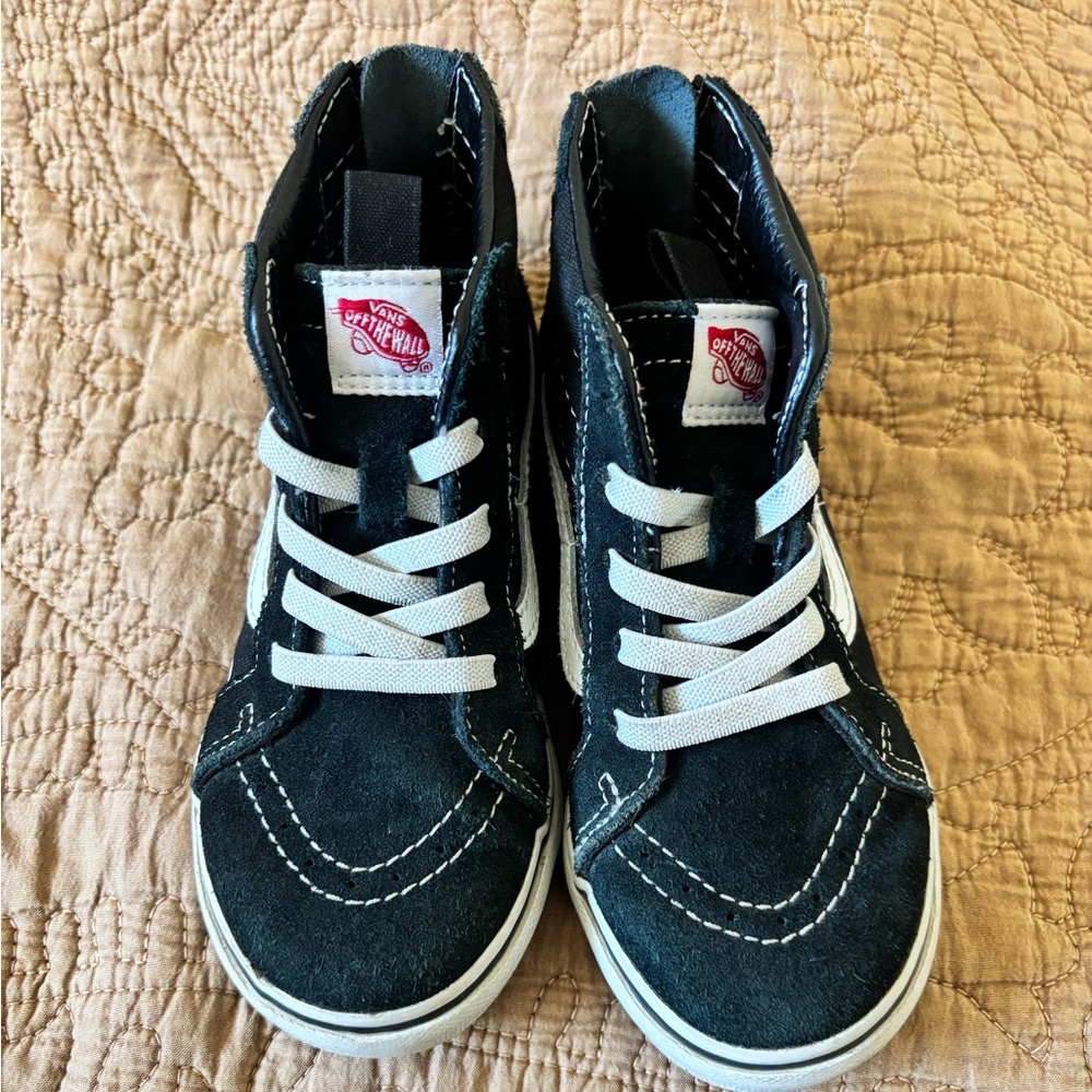 Vans Kids High-Top Sneakers - Black and White